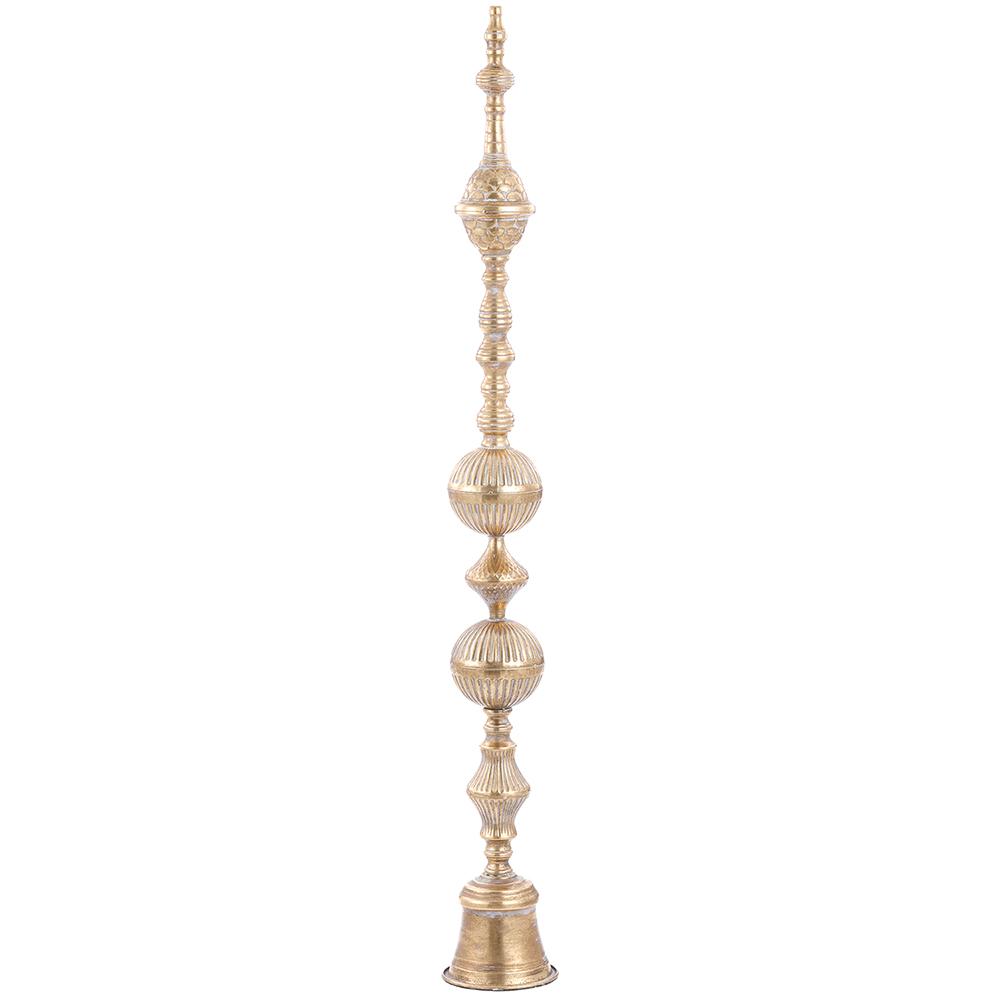 48.5" Gold Metal Tabletop Finial