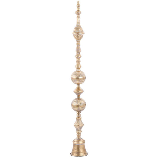 48.5" Gold Metal Tabletop Finial