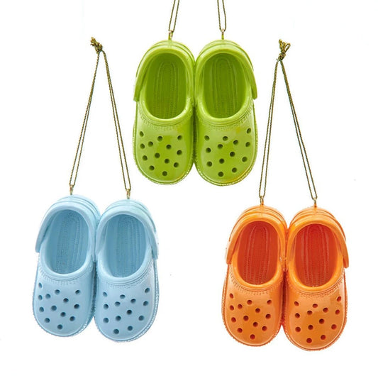 Colorful Clog Shoe Ornament – 3"