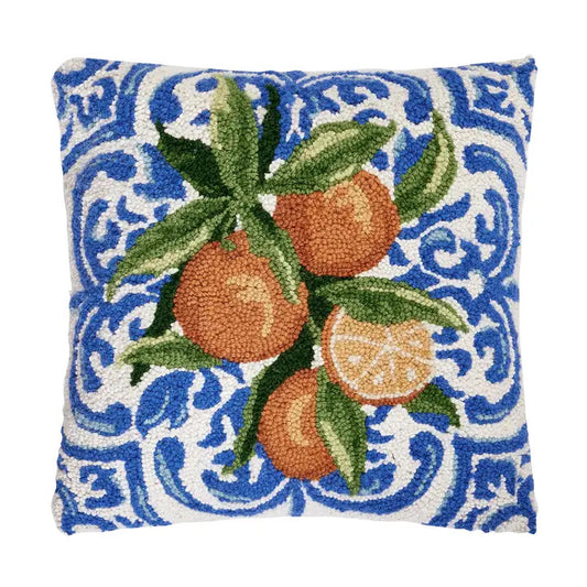 Mediterranean Oranges Hook Pillow – 16"