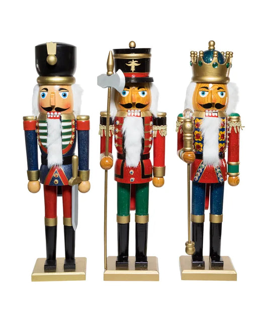 20” Classic Wooden Nutcracker – Sold Separately (3 Variants)