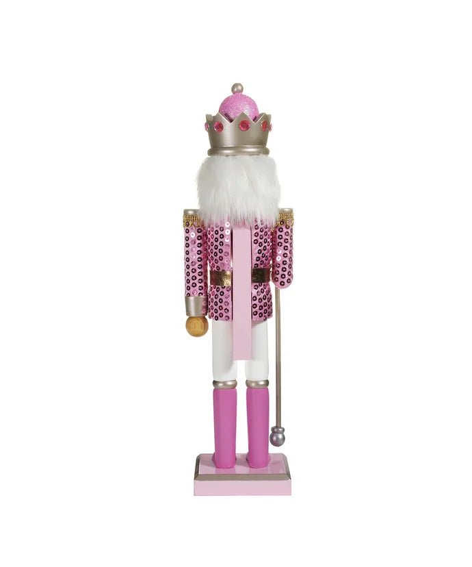 Kurt Adler 15" Pink Soldier Nutcracker