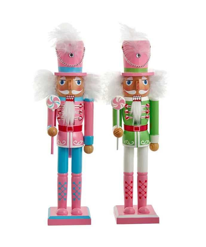 Kurt Adler 15" Candy Nutcracker – Sold Separately