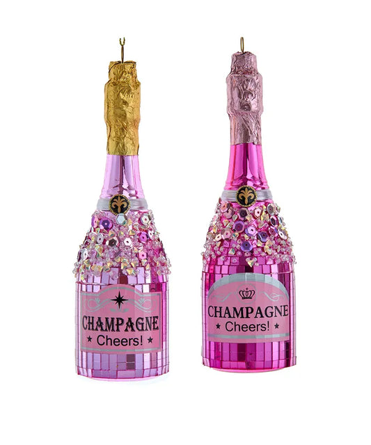 6.5" Champagne Bottle Ornament – Sold Separate