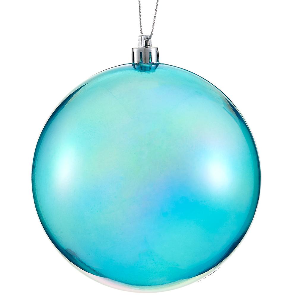 4" Shatterproof Ball Ornament – Turquoise