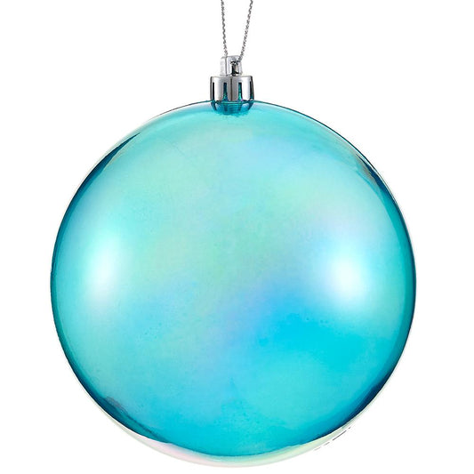 4" Shatterproof Ball Ornament – Turquoise