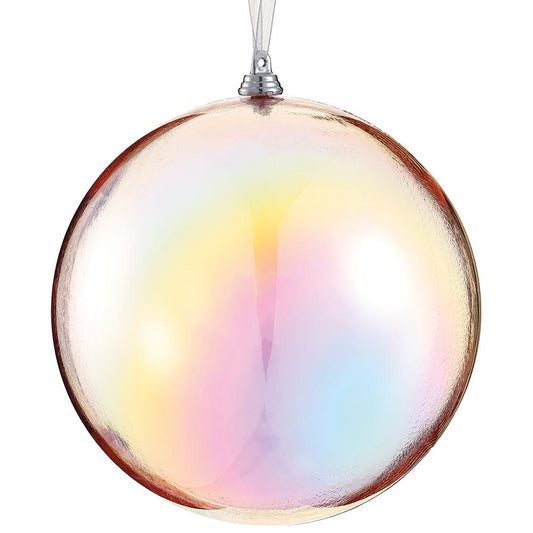6" Shatterproof Ball Ornament – Pink Iridescent
