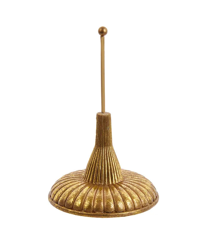 Kurt Adler 7" Gold Finial Holder