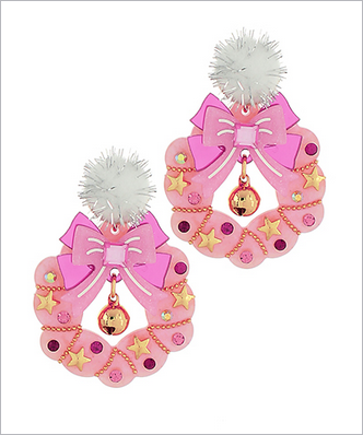 Sugarplum Wreath Earring
