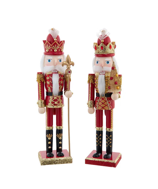 15" Red & Gold Nutcrackers – Sold Separately
