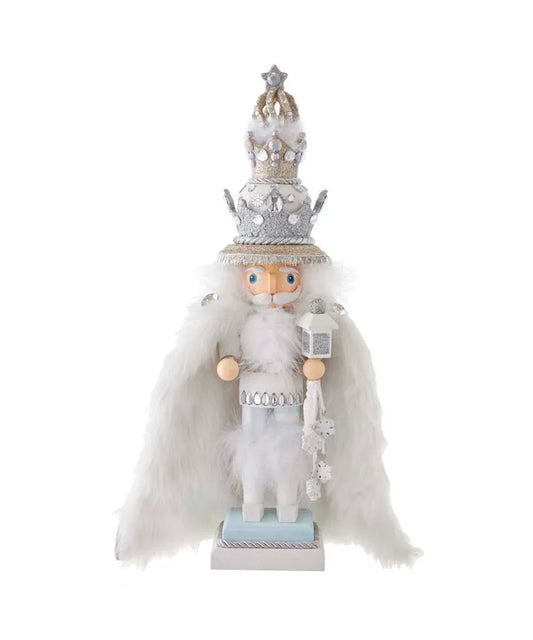 18" Hollywood Nutcrackers™ White Fur King Nutcrackers