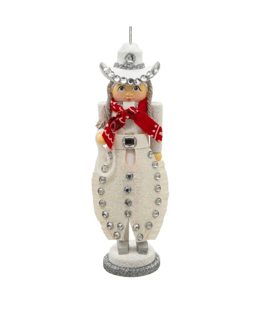 6" Hollywood Nutcrackers™ Cowgirl Nutcracker Ornament