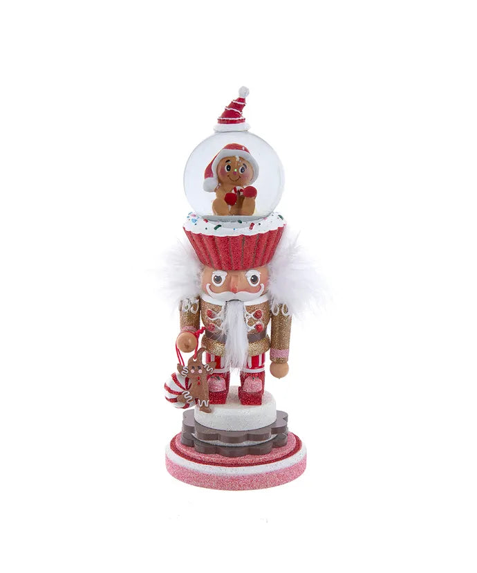 10" Hollywood Nutcrackers™ Gingerbread Water Globe Nutcracker