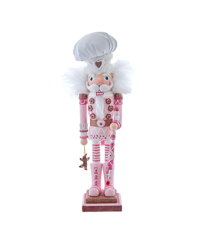 16" Hollywood Nutcrackers™ Pink Gingerbread Baker Nutcracker
