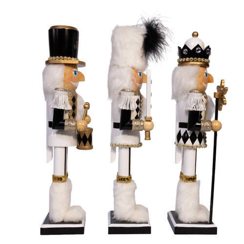 15" Black & White Nutcracker – Kurt Adler