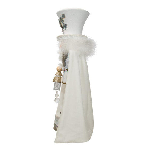 18" Hollywood Nutcrackers™ White Snowflake LED Soldier Nutcracker