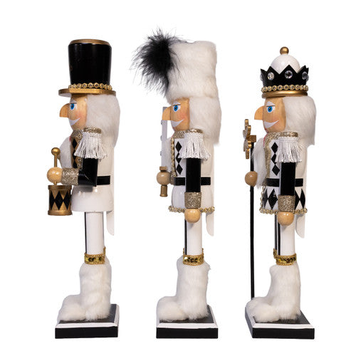 15" Black & White Nutcracker – Kurt Adler
