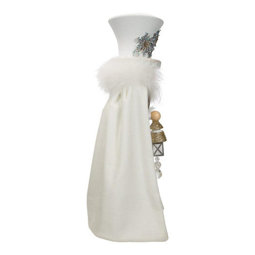 18" Hollywood Nutcrackers™ White Snowflake LED Soldier Nutcracker