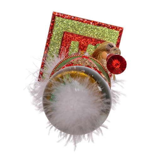 20" Hollywood Nutcrackers™ Dance of the Sugar Plum Fairy Musical Water Globe Hat Nutcracker