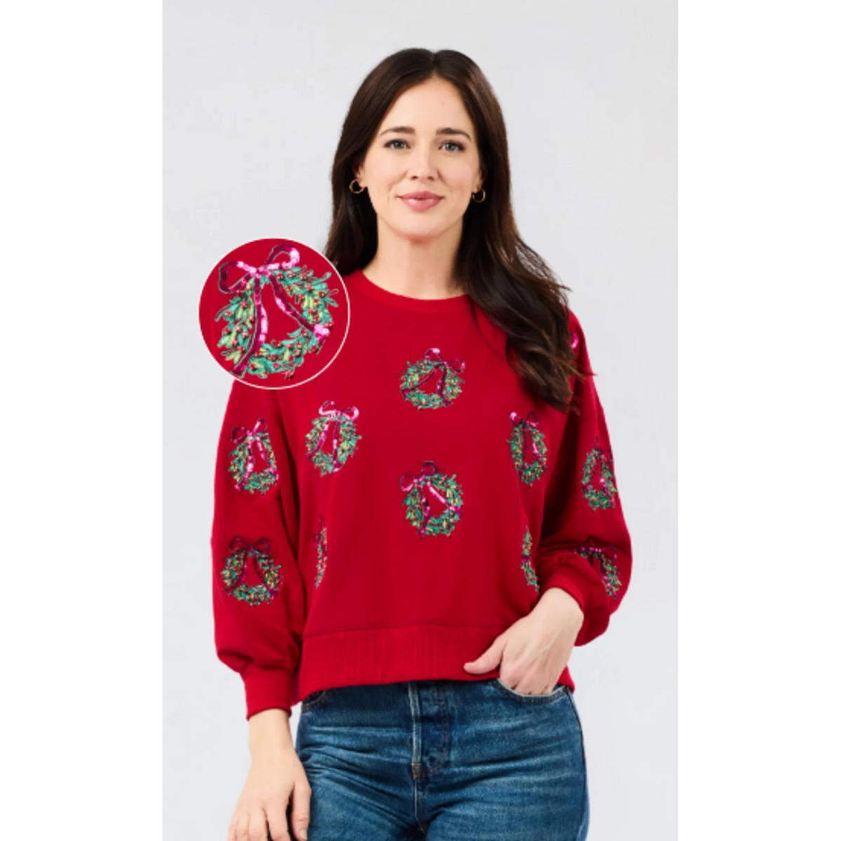 Millie Sweatshirt – Berry Wreaths | Mary Square