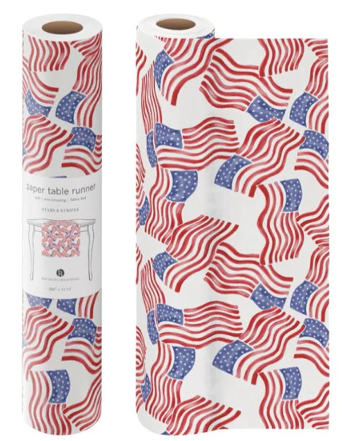 Stars & Stripes Paper Table Runner