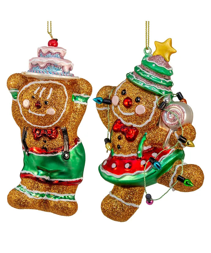 Gingerbread Ornaments – Cake or Christmas Tree (8")